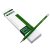 Lyijykyn pyyhekumilla HB Green - 12 kpl