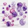 Harmony viisteiset muovihelmet - sekoitettu - violetti - 45 g