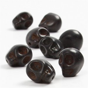 Howliittihelmet mustat 12 mm - 32 kpl.