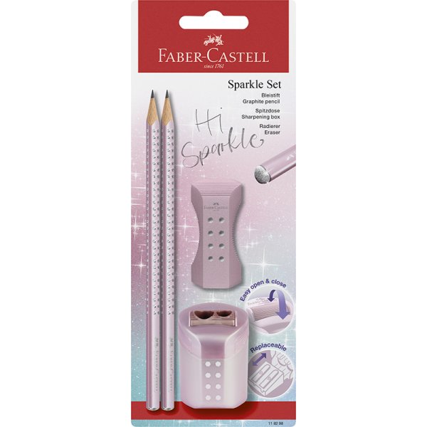 Kynsarja - Faber-Castell - Sparkle - BC+Acc. - Rose