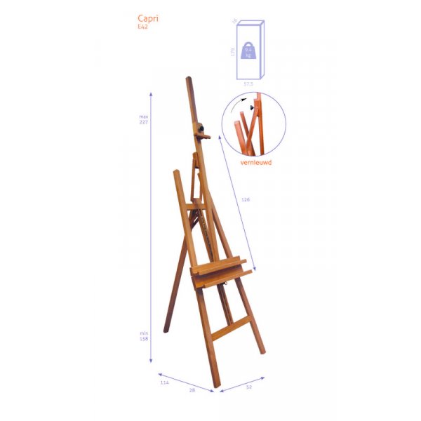 Maalausteline - Studio A-Frame N42 - Capri