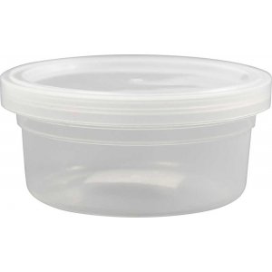 Muovipurkki kannella - 125 ml - 20 kpl Muovipurkki kannella - 125 ml - 20 kpl