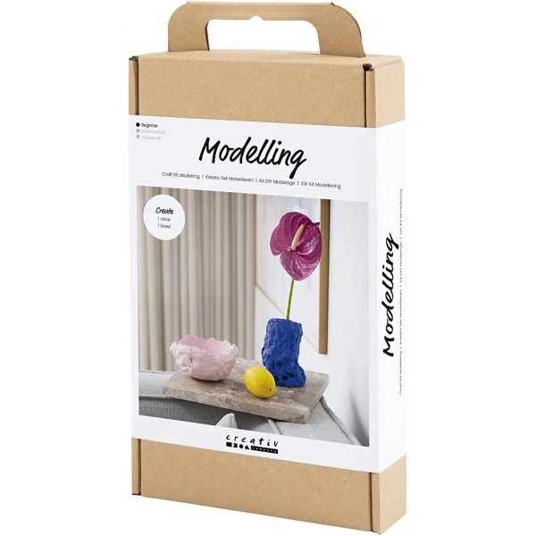 DIY Kit mallinnus, maljakko ja kulho