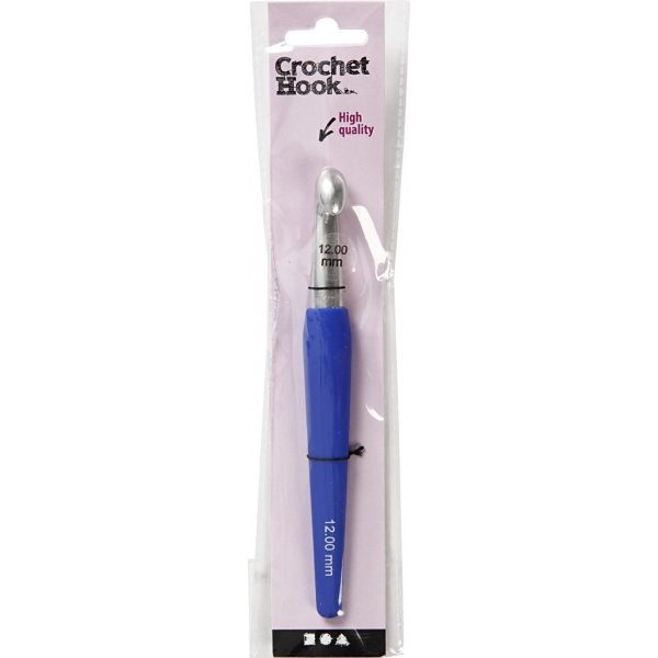 Virkkuukoukku - sininen - ei. 12 Virkkuukoukku - sininen - ei. 12