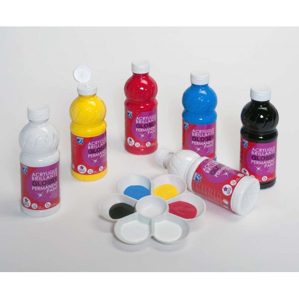 Kouluvrit L&B Glossy 500 ml- 6 vri