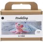 Mini DIY Kit Modeling, vaaleanpunainen, Monster Sally