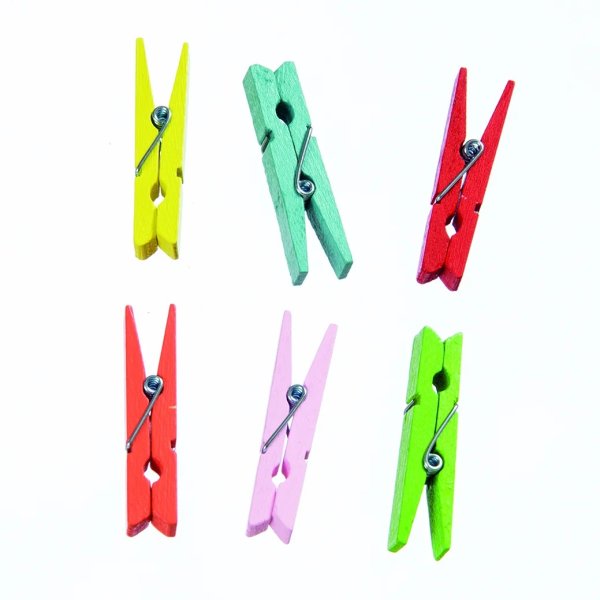 Pyykkipojat 45 mm 24 kpl - Moniv�rinen