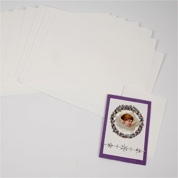 Juhlapaperi/pahvi - luonnonvalkoinen - A4 - 25 arkkia