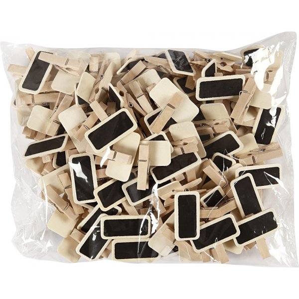 Lauta pidikkeell - 4 x 2 cm - 100 kpl