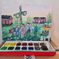 Asiakaskuva Akvarellilohko Hahnem�hle Cornwall 450g Karkea - 30x40cm