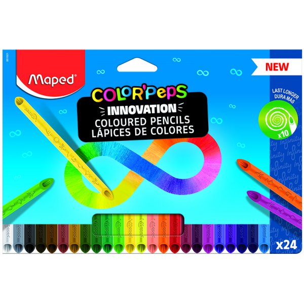 Vrikynsarja - Maped - Color'Peps Infinity 24 kpl