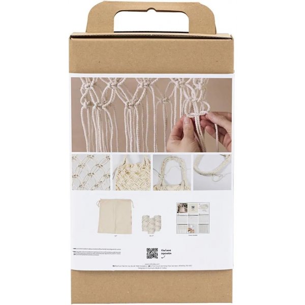 DIY Kit Macrame, laukku