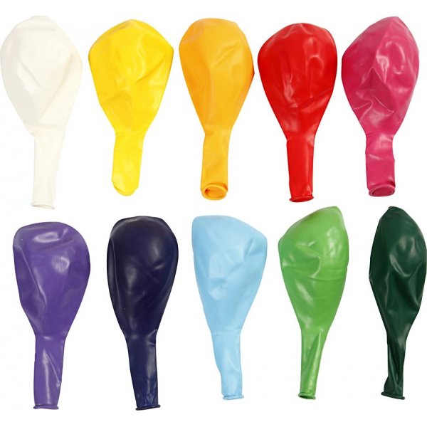 Ilmapallot - sekavrej - 23 cm - 10 kpl
