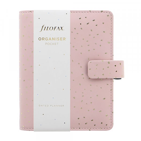 Jrjestelmkalenteri Filofax Pocket - Confetti Rose Quartz