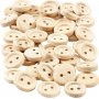 Puiset napit 11 mm - 50 kpl