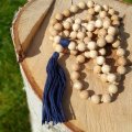 Asiakaskuva Puiset helmet 14 mm - luonnonmukaiset 18 kpl. rei�n halkaisija 3,0 mm