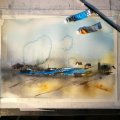 Asiakaskuva Akvarellimaali W&N Cotman 21ml Tube - 074 Burnt sienna