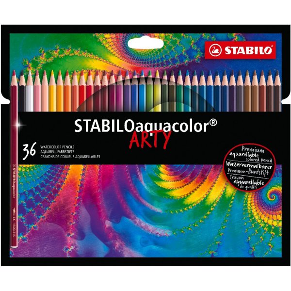 Akvarellikynt Aquacolor Arty - 36 kpl