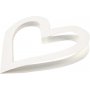 TeACH Me Heart -kehykset - valkoinen - 16 kpl