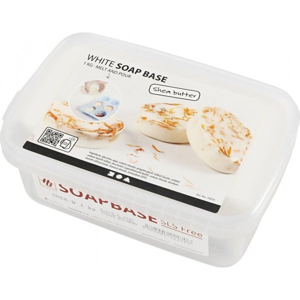 Saippuamassa shealla - valkoinen - 1 kg