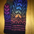 Asiakaskuva Viking lanka Nordlys 100g - Sininen/ruoste/punainen (949)