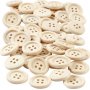 Puiset napit 15 mm - 50 kpl