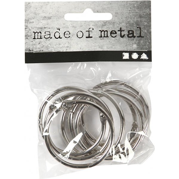 Kirjarengas - 38 mm - 8 kpl