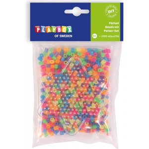 Putkihelmi litteillä 1000 kappaleella neonia Putkihelmi litteillä 1000 kappaleella neonia