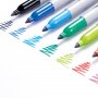 Kuitukynsetti Sharpie Twintip - Pysyv tussi - Eri vrej - 8 kpl