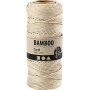 Bambu johto - luonnonvalkoinen - 65 m