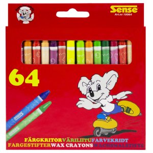 Crayons Sense - 64 v�riliidua