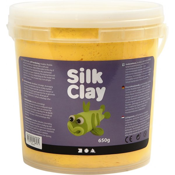 Silk Clay - keltainen - 650 g