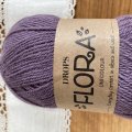 Asiakaskuva DROPS Flora Uni Color lanka - 50g - Purppura (09)