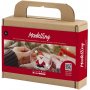 Mini DIY Kit Modeling - punainen/valkoinen - Joulupukki