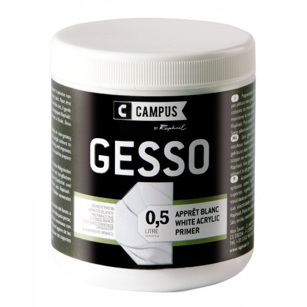 Akryylimedia Campus 500 Ml - Akryyli Gesso