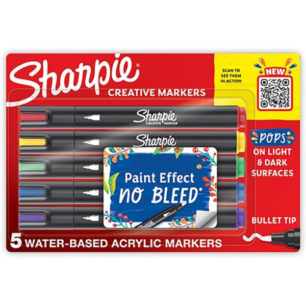 Sharpie AcrylicCreative Marker Bullet - lajittelemattomat vrit