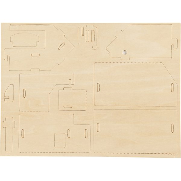 3D Rakennushahmo - Talo terassilla