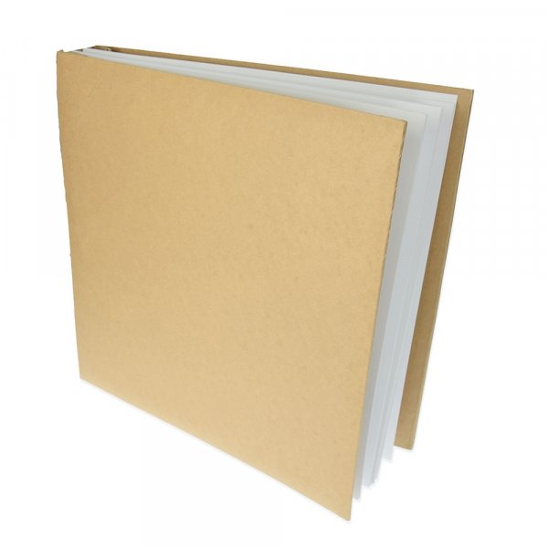 Valokuva-albumi 31 x 31 x 5 cm - ruskea 25 arkkia / 190 g / m
