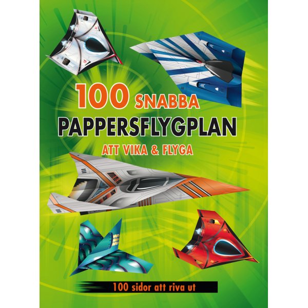 100 nopeaa paperilentokonetta taitettavaksi ja lentvksi