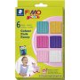 FIMO Kids Clay - tydentvt vrit - 6 x 42 g