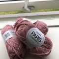 Asiakaskuva DROPS Paris Uni Color lanka - 50g - Vaalea vanha pinkki (59)