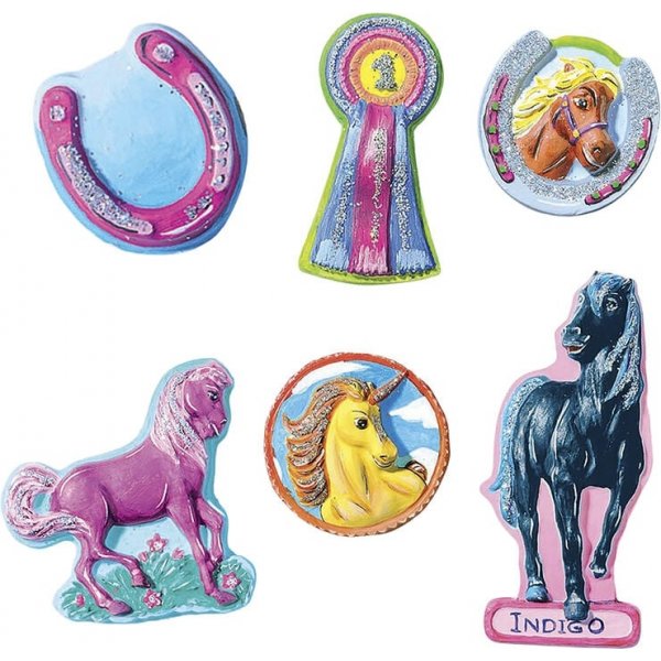 Vala ja maalaa hevoset glitterill