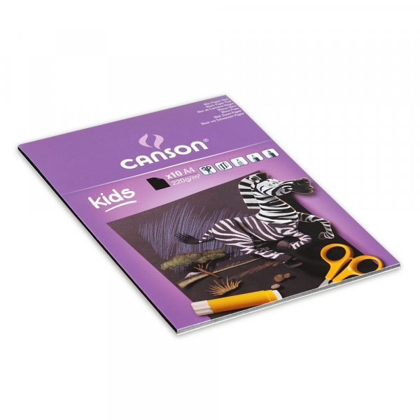 Canson Kids musta paperi 220g - A4