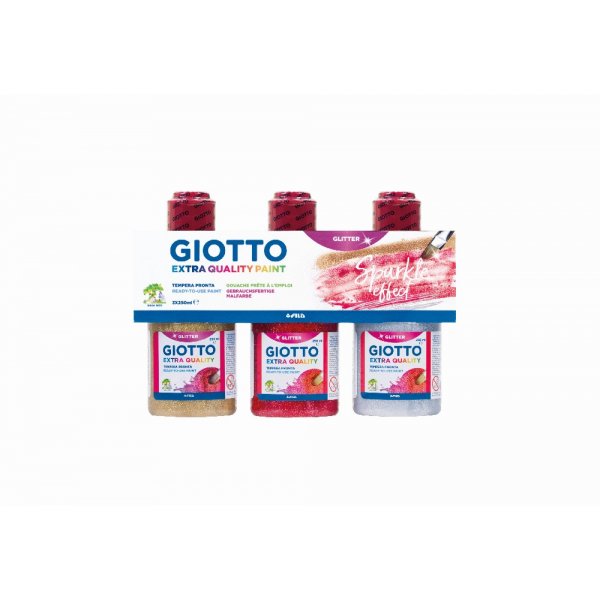 Glitter maali Giotto - 3x250 ml