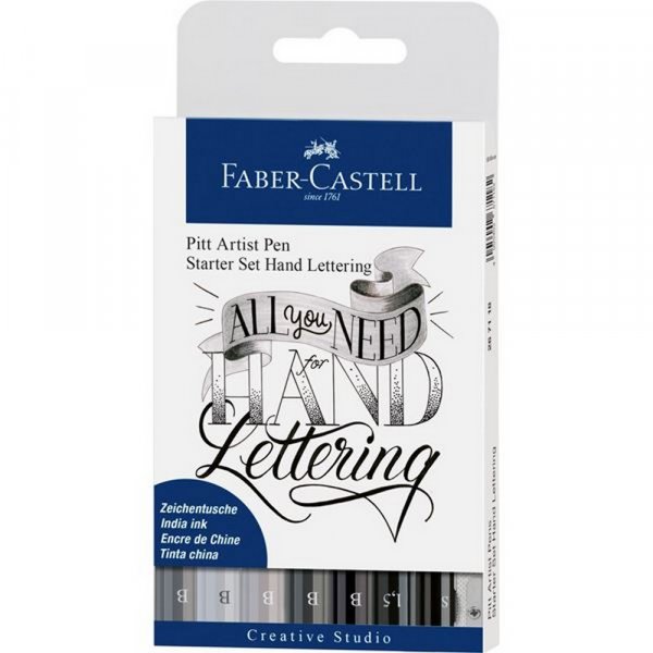 Piirustuskyn Faber-Castell PITT Artist Handlettering - aloitussetti