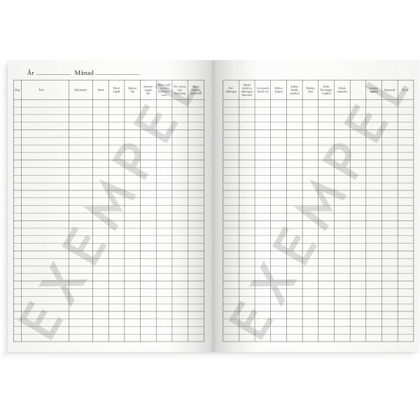 Perheen kassakirja - A4