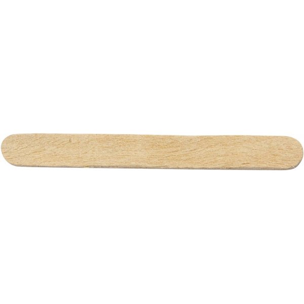 Popsicle tikkuja - 5,5 cm x 6 mm - 400 kpl Popsicle tikkuja - 5,5 cm x 6 mm - 400 kpl