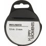 Satiininauha - musta - B3 mm - 15 m