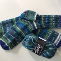 Asiakaskuva DROPS Fable Print lanka - 50g - Vihre�/turkoosi (677)