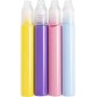 Vaaleat kynt - Vaaleansininen, vaaleanpunainen, violetti, keltainen - 4 x 30 ml